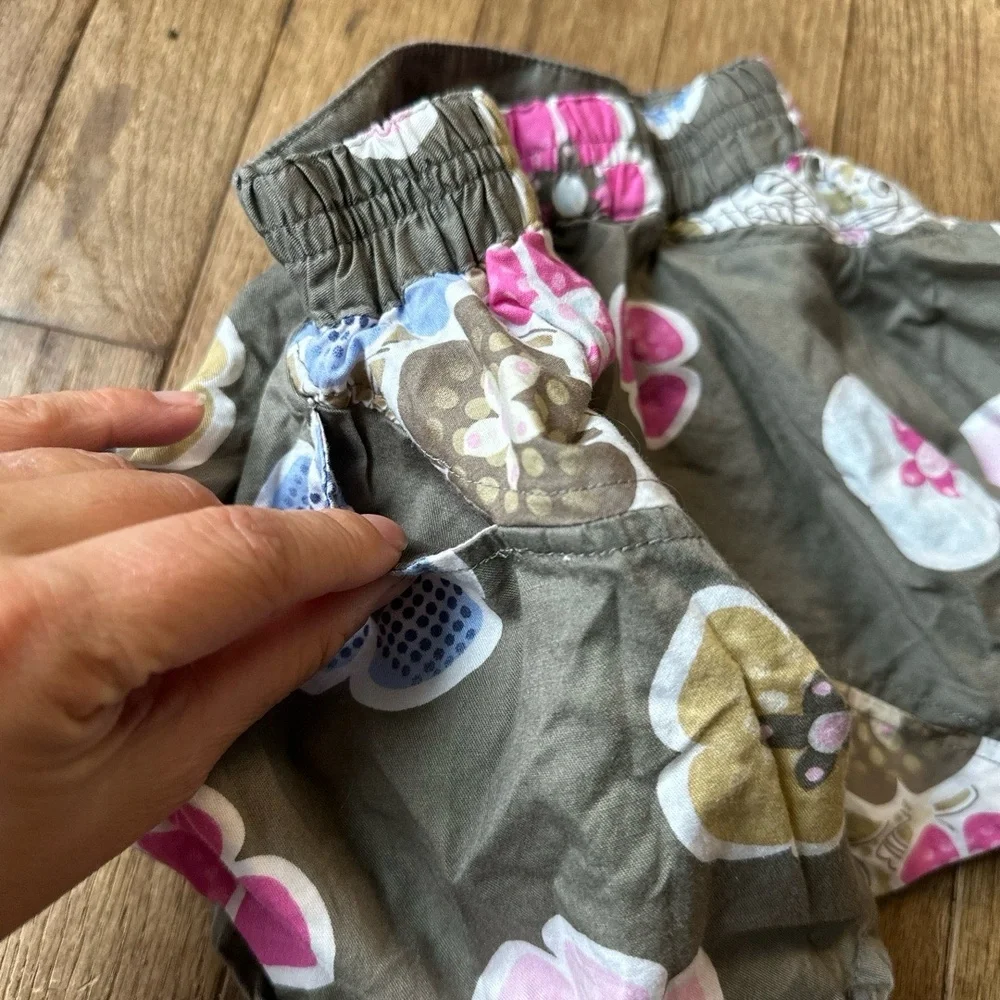 The Childrens Place Floral Skort Girls Size 12 Months Tie‎ Waist Boho Chic